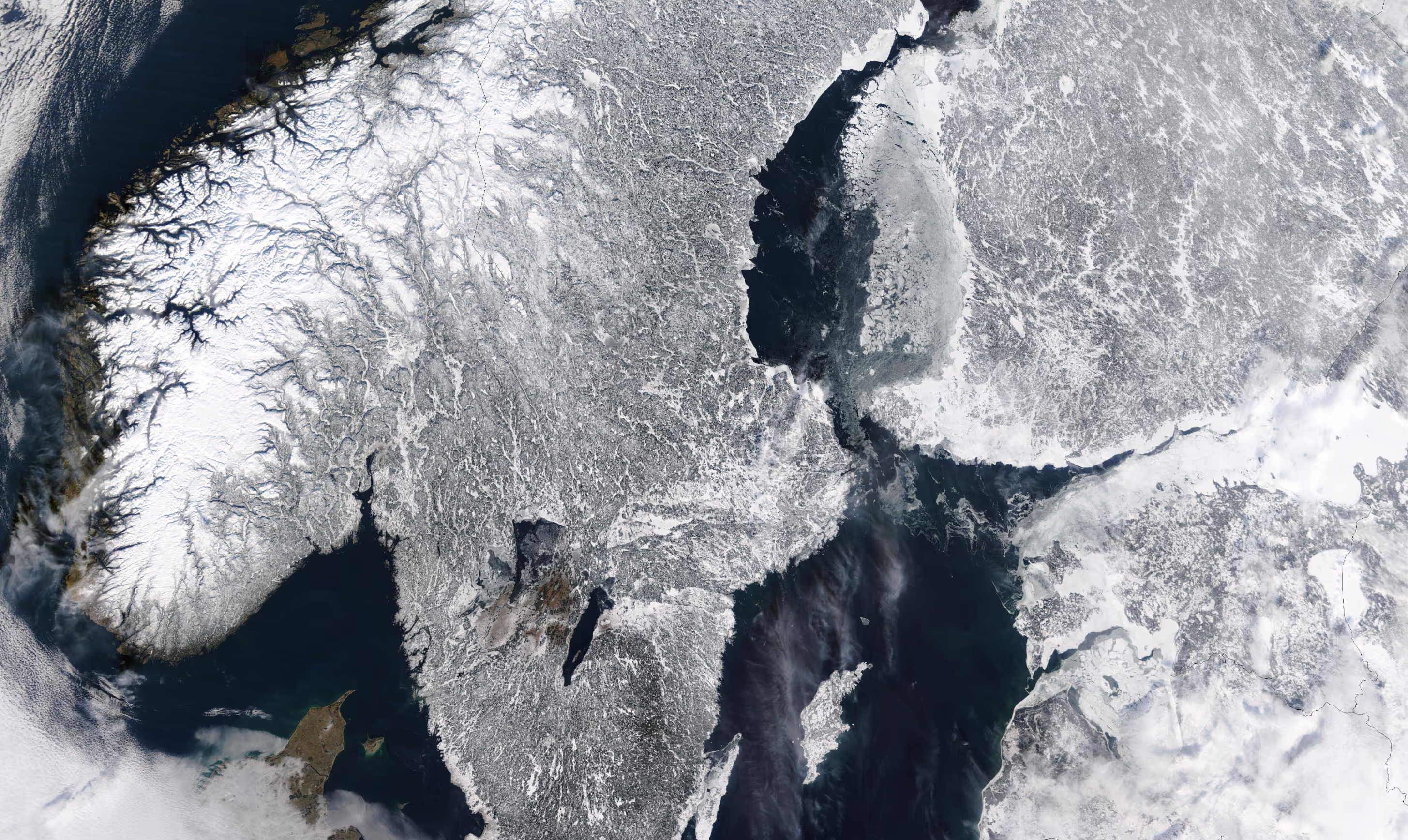 Norway Satelite Map